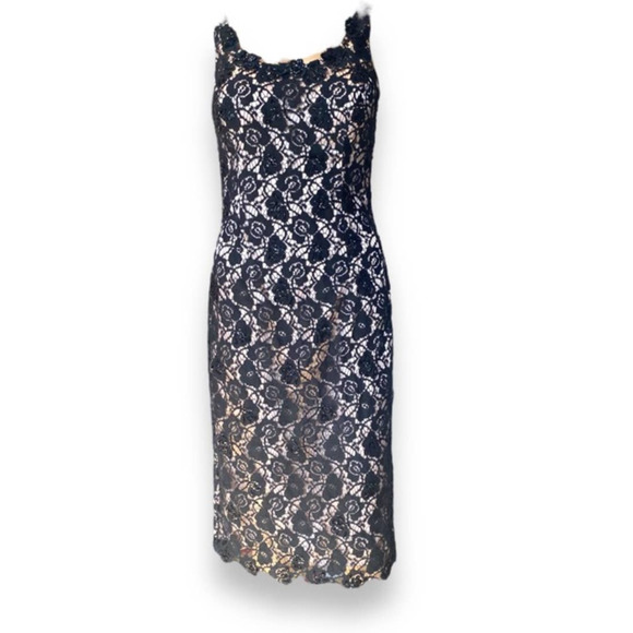 JS Boutique Dresses & Skirts - JS Boutique Lace Sleveless Bodycon Midi Dress